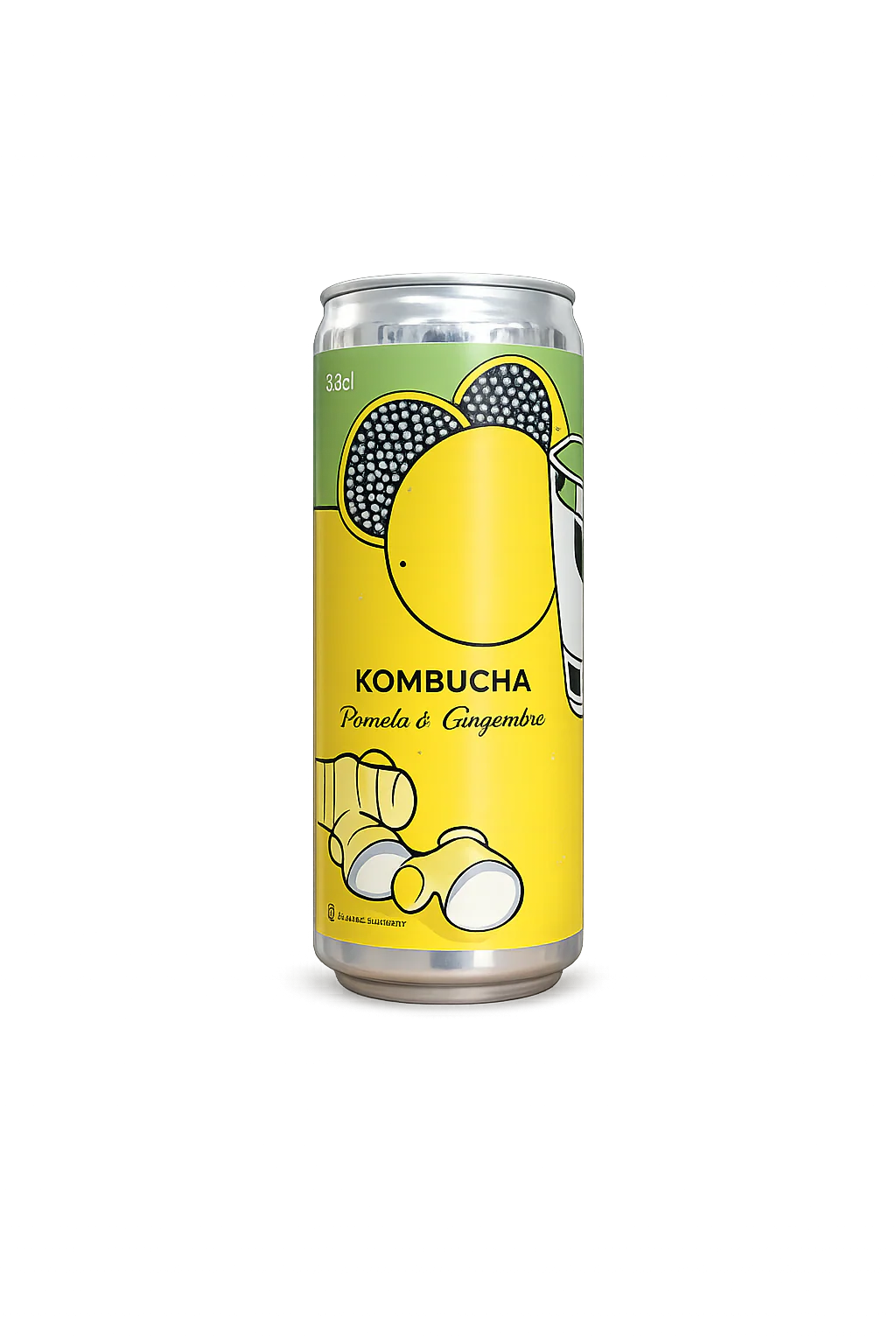 Archipel Kombucha Pomelo Gingembre Bio 33cl, Archipel