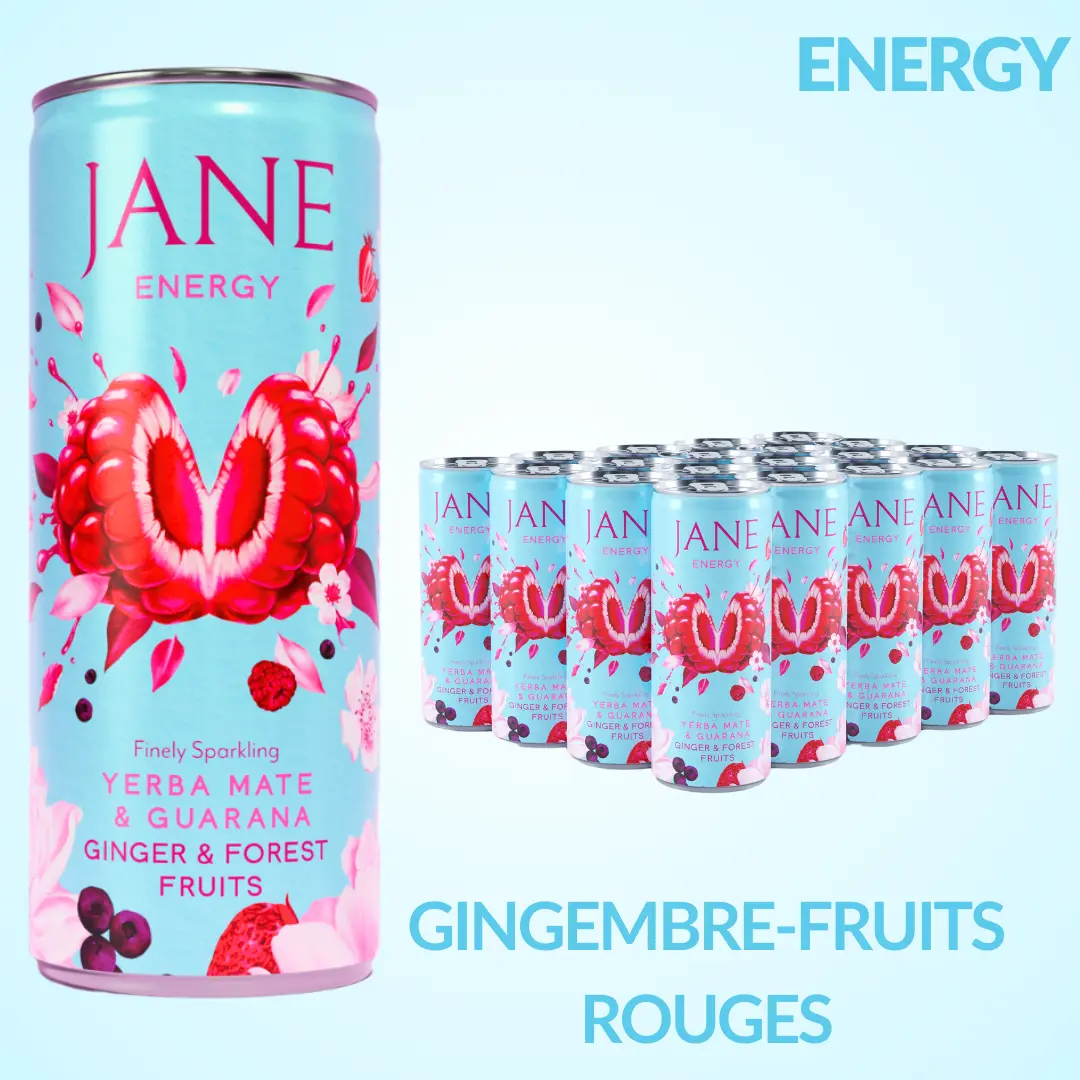 JANE Energy Gingembre Fruits Rouges, JANE