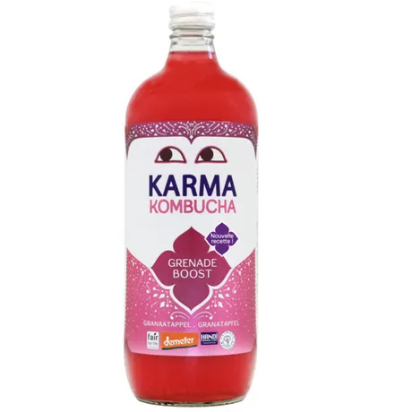 Karma Kombucha Grenade Boost Bio 1L, Karma Kombucha