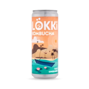 Lökki Kombucha Gingembre Tulsi 33cl, Lökki