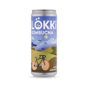 Lökki Kombucha Maté Agrumes 33cl, Lökki