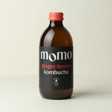 Momo Kombucha Ginger-Lemon Bio 33cl, Momo