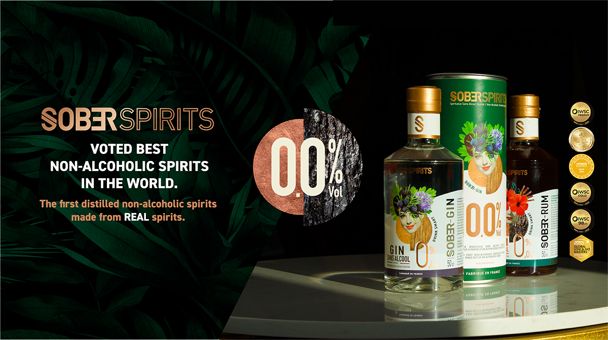 Sober Spirits Amaretto - Alternative amaretto sans alcool, Sober Spirits